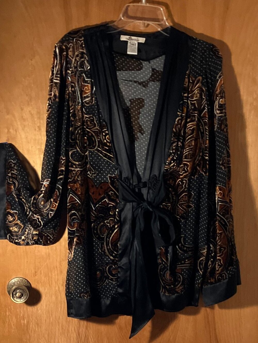 Swaig short kimono style jacket  30"  size M